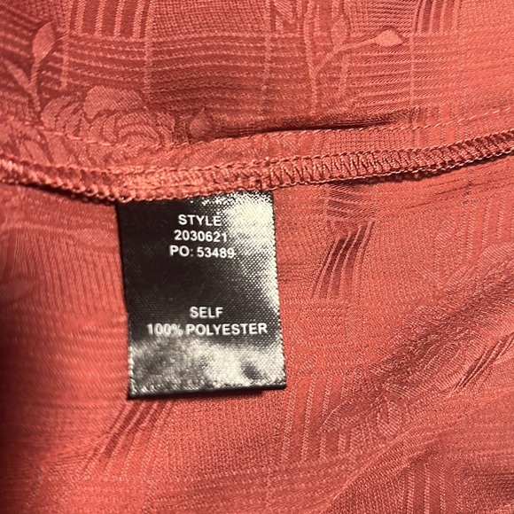 Current Air brand Redwood Tie Neck Long Sleeve Blouse Top - Picture 9 of 10